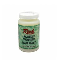 Rich Su Bazlı Vernik YARI MAT (Semi Matt Acrylic Varnish) 250 cc. 