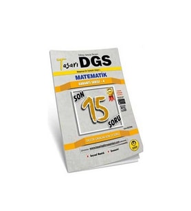 Tasarı DGS Matematik Son 15 Garanti Serisi 4
