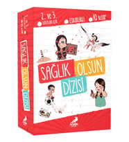Sağlık Olsun Dizisi (Kutulu-10 Kitap): 2. Ve 3. Sınıflar İçin (Hikaye Değerlendirme Soruları Kitapçı (Krem)