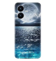 Vivo Y22S Kılıf Resimli Desenli Baskılı Silikon Great Moon 1301