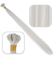 Fiber Sen Boncuk Kaynaklık Renkli / Gri / 100 Adet