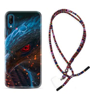 Huawei P20 Lite Mate 10 20 Lite Pro P40 Lite KılıfBoyun Asklı Rasta Silikon Şahin 1756