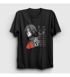 Presmono Unisex Siyah Signalis Replica Wake Up T-Shirt 545051tt
