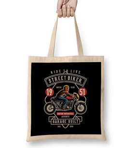 Streetbiker Custom Motorcycle Bez Çanta Uzun Saplı