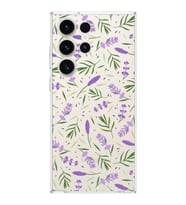 PrintiFy Samsung Galaxy S23 Ultra ile Uyumlu 1mm Slim Fit Water Color 3 Baskılı Şeffaf  Kılıf