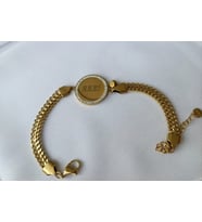 ZARAFETİN VE ANLAMIN BULUŞTUĞU LAZER YAZILI ÖZEL BİLEKLİK (Gold)