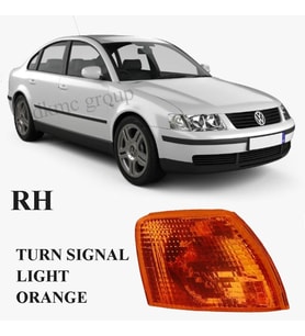 PASSAT B5 SEDAN 1997-2000 MODEL ARASI UYUMLU SAĞ YOLCU TARAFI TURUNCU ÖN SİNYAL LAMBASI