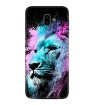 Samsung J6 Plus J7 Prime J7 Pro M20 Kılıf Desenli Silikon Pink Blue Leon 1603