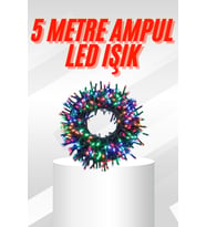 Karışık Renk Pilli Led Işık Çok Fonksiyonlu Enerji Tasarruflu 5 Metre