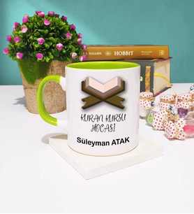 Kuran Kursu Hocası Kupa Bardak Yeşil