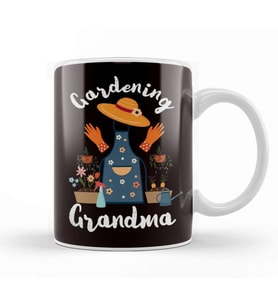 Gardening Grandma Grandmom Gardener Garden Landscaper Lawn Kupa Bardak Porselen