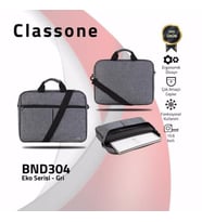 Classone BND304 15,6 inç Notebook Gri Notebook Çantası