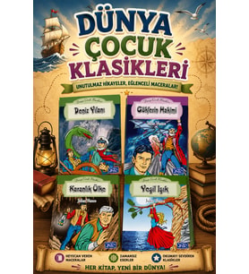 4 Kitaplı Dünya Çocuk Klasikleri Seti - 4. 5. 6. 7. ve 8. Sınıflar İçin Öğretmen Tavsiyeli Okumayı Sevdiren-5