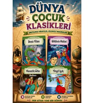 4 Kitaplı Dünya Çocuk Klasikleri Seti - 4. 5. 6. 7. ve 8. Sınıflar İçin Öğretmen Tavsiyeli Okumayı Sevdiren-5