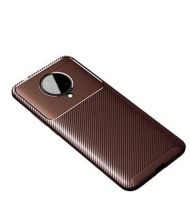Xiaomi Redmi K30 Pro Kılıf Esnek Soft Karbon Tasarım Legion Serisi (Kahverengi)