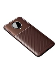 Xiaomi Redmi K30 Pro Kılıf Esnek Soft Karbon Tasarım Legion Serisi (Kahverengi)