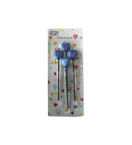 4'lü Pasta Mum Mavi Kalp M564