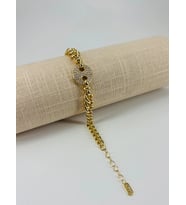 Renk Pirinç Cm Bileklik 17+4 Cm - Kbl0515