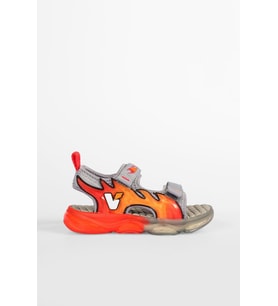 Vicco Jack 332.B25Y.256 Erkek Çocuk Işıklı Sandalet Gri 22-25