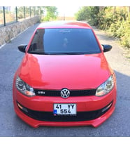 Sts Oto Aksesuar  Polo 6r-6c 2009-2017 Batman Yarasa Ayna Kapağı Piano Black Abs Plastik
