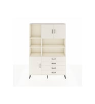 Arges Gardrop 8 Raflı 4 Çekmeceli 3 Kapaklı 132x30x195 Aytaşı-Aytaşı