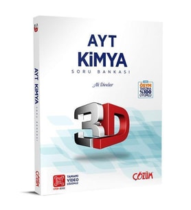 AYT 3D Kimya Tamamı Video Çözümlü Soru Bankası 3D Yayınları