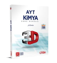 AYT 3D Kimya Tamamı Video Çözümlü Soru Bankası 3D Yayınları