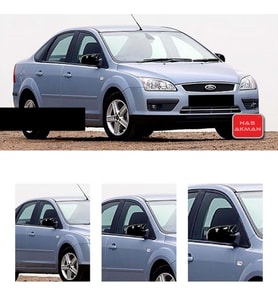 Ford Focus 2 Batman Yarasa Ayna Kapağı Piano Black 2004 2005 2006 2007 2008