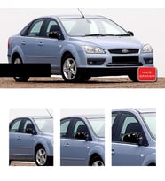 Ford Focus 2 Batman Yarasa Ayna Kapağı Piano Black 2004 2005 2006 2007 2008
