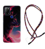 Omix X300 X500 X400 X600 X700 Kılıf Boyun Asklı Rasta Silikon Wolf and Moon 1380