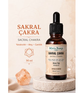 Sakral Çakra Masaj Yağı – 30 ml Sandal, Portakal, Lavanta ve Ylang Ylang Yağlarıyla Masaj Bakımı