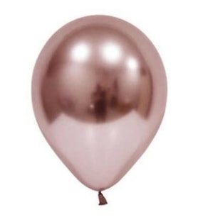 Balonevi 12" Krom Rose Gold 12 İnç Rose Gold Balon (50 Li Paket)