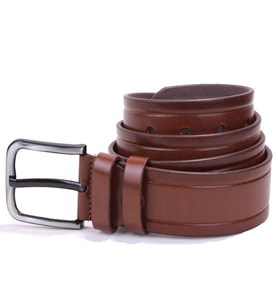 Dagoster DMK26-454 Taba 4.5 cm Suni Deri Erkek Kemer