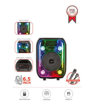 Torima D66 Siyah Kablolu Mikrofonlu Bluetooth Hoparlör