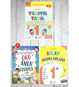 1.Sınıf Yarıyıl Tatil Kitabı+Kolay Okuma Anlama -2024