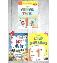 1.Sınıf Yarıyıl Tatil Kitabı+Kolay Okuma Anlama -2024