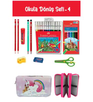 Kırtasiye Seti Unicorn Ülkesi Kalem Kutulu 11 Parça Okula Dönüş Set:4