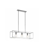 Cornelia 3'lü Sıralı Retro Sıralı Avize RA-AVZ- 3197-58-24 (Krom)