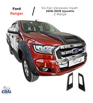 Ford Ranger Sis Farı Çerçevesi Siyah 2016-2019 Arası Uyumlu