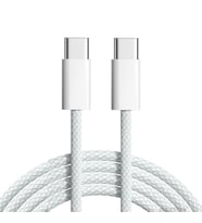 Sneezy İphone 15 Pro - 15 Pro Max Uyumlu Typ-C & Typ-C 20W-60 PD 1Mt Hızlı Şarj Kablosu (Beyaz)