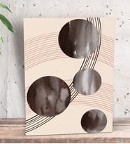 BK Gift Yatak Odası Konseptli  Dekoratif Mini Kanvas Tablo 15x20cm-51