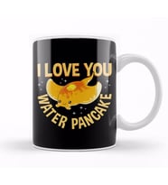 I Love You Water Pancake Adorable Stingray Pun Kupa Bardak Porselen