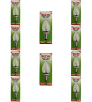 Bizim 10W 2400K (Sarı Işık) E14 Duylu Dim Edilebilir Mum Ampul (10 Adet)