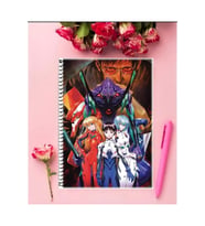 Neon Genesis Evangelion Anime Defter 1 Adet Özel Tasarım A4 Boyutu 21x29 cm Telli Çizgili Defter
