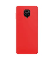 Xiaomi Pocophone X3 İnce Mat Silikon Kılıf Kırmızı