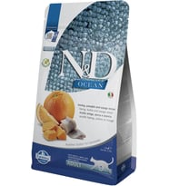 Ocean Kuru Kedi Maması, Ringa Balığı, Balkabağı ve Portakallı, Yetişkin, 1.5 kg
