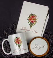Kişiye Özel Defter Kalem Kupa Ve Bardak Altlığı Hediye Seti 103947 (Model 1)