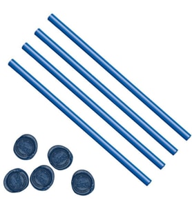 Mühür Mumu Çubuk Sıcak Tutkal 11mm x 30cm 4 lü Lacivert Renk