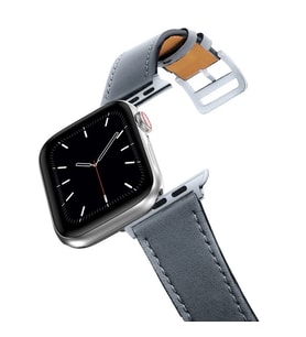 Ally Apple Watch 7-8 45mm 6-5-4 44mm Watch Ultra 49mm Single Coil Deri Kayış Kordo - SSSSSS4621-4