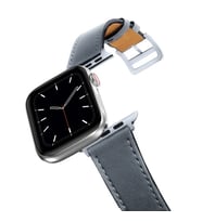 Ally Apple Watch 7-8 45mm 6-5-4 44mm Watch Ultra 49mm Single Coil Deri Kayış Kordo - SSSSSS4621-4